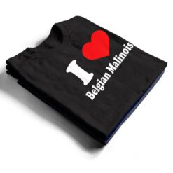 I love Belgian Malinois Dog Breed Lovers Animals T Shirt - Dream Art Europa