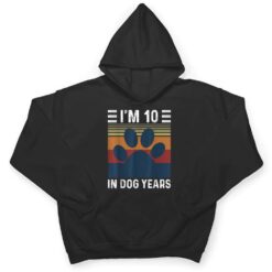 I'm 10 In Dog Years 70th Birthday Vintage Funny 70 Year Old T Shirt - Dream Art Europa