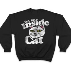 I'm an inside cat vintage style cat lovers T Shirt - Dream Art Europa