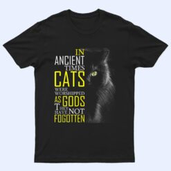 In Ancient Imes Cats Were Worshipped As Gods Cat T Shirt