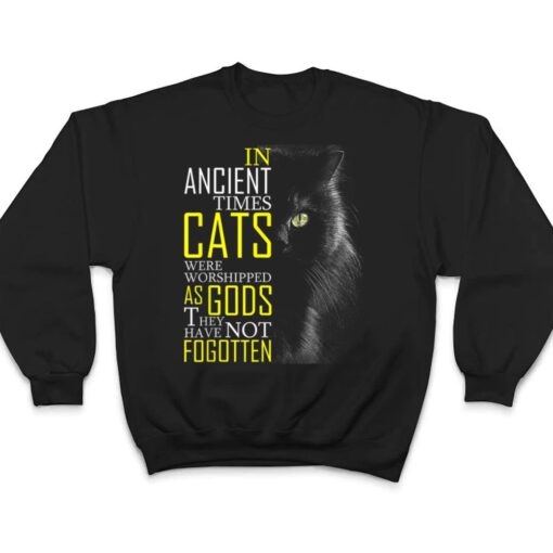 In Ancient Imes Cats Were Worshipped As Gods Cat T Shirt