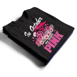 In October We Wear Pink Nurse Life Pumpkin Leopard Halloween T Shirt - Dream Art Europa