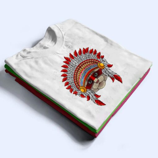 Indigenous Ragdoll Native American Cat Indian Headdress T Shirt