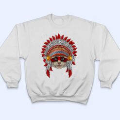 Indigenous Ragdoll Native American Cat Indian Headdress T Shirt - Dream Art Europa