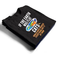 It S Flat Earth Cat Kitten Science Conspiracy Flat Earther T Shirt - Dream Art Europa