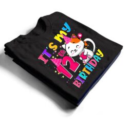 It S My 12H Birthday Gift Eenager 12 Year Old Cat Lover T Shirt - Dream Art Europa