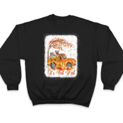 It's Fall Y'all Bulldog Riding Truck Pumpkin Autumn Fall T Shirt - Dream Art Europa