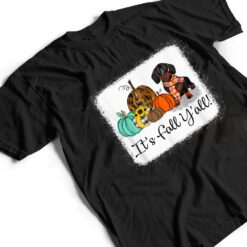 It's Fall Y'all Dachshund Pumpkin Dog Halloween T Shirt - Dream Art Europa