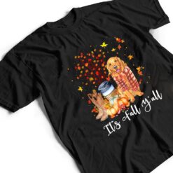 It's Fall Y'all Golden Retriever Dog Pumpkin Fall Autumn T Shirt - Dream Art Europa