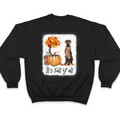 It's Fall Y'all Great Dane Dog Lovers Thanksgiving Halloween T Shirt - Dream Art Europa