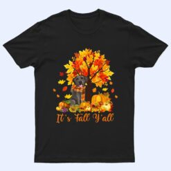 It's Fall Y'all Labrador Black Lab Halloween Thanksgiving T Shirt