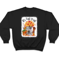 It's Fall Y'all Schnauzer Dog Halloween Thanksgiving T Shirt - Dream Art Europa