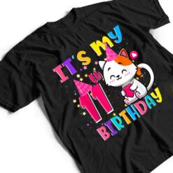 It's My 11th Birthday Gifts 11 Year Old Girl Funny Cat Lover T Shirt - Dream Art Europa