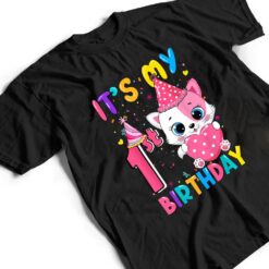 It's My 1st Birthday Girl Funny Cat Birthday 1 Year Old T Shirt - Dream Art Europa