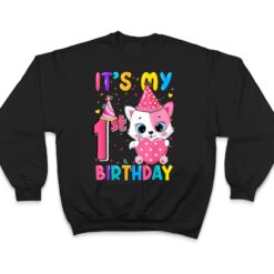 It's My 1st Birthday Girl Funny Cat Birthday 1 Year Old T Shirt - Dream Art Europa