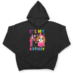 It's My 1st Birthday Girl Funny Dog Birthday 2021 Year Old T Shirt - Dream Art Europa