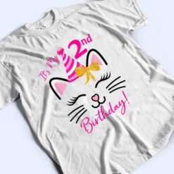 It's My 2nd Birthday Girl Funny Cat Birthday 2 Year Old T Shirt - Dream Art Europa