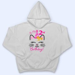 It's My 2nd Birthday Girl Funny Cat Birthday 2 Year Old T Shirt - Dream Art Europa