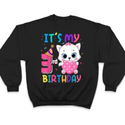 It's My 3rd Birthday Girl Funny Cat Birthday 3 Year Old T Shirt - Dream Art Europa