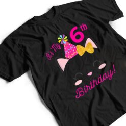 Its My 6H Birthday Girl Kitty Cat Heme Party Six T Shirt - Dream Art Europa