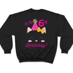 Its My 6H Birthday Girl Kitty Cat Heme Party Six T Shirt - Dream Art Europa