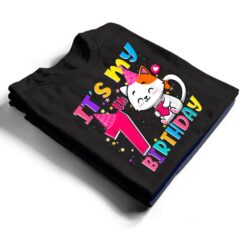 It's My 7th Birthday Gifts 7 Year Old Girl Funny Cat Lover T Shirt - Dream Art Europa