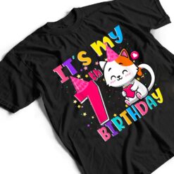 It's My 7th Birthday Gifts 7 Year Old Girl Funny Cat Lover T Shirt - Dream Art Europa