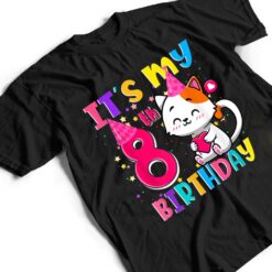 It's My 8th Birthday Gifts 8 Year Old Girl Funny Cat Lover T Shirt - Dream Art Europa