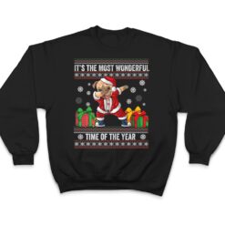 Its The Most Wonderful Time Of The Year Dabbing Pug Dog Xmas T Shirt - Dream Art Europa