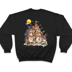 Jack Russell Terrier Dog Lover Matching Santa Christmas Tree T Shirt - Dream Art Europa