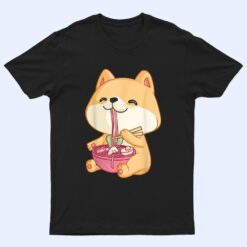 Japanese Kawaii Shiba Inu  Women & Girls, Ramen Noodles T Shirt