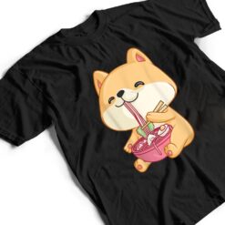 Japanese Kawaii Shiba Inu Women & Girls, Ramen Noodles T Shirt - Dream Art Europa