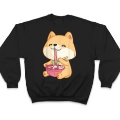 Japanese Kawaii Shiba Inu Women & Girls, Ramen Noodles T Shirt - Dream Art Europa