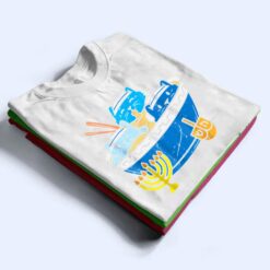 Jewish Cats Ramen Kitten Anime Hanukkah Pajamas Chanukah PJs T Shirt - Dream Art Europa