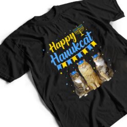 Jewish Hanukkah Cat Happy Hanukcat Christmas Sweater Cat T Shirt - Dream Art Europa