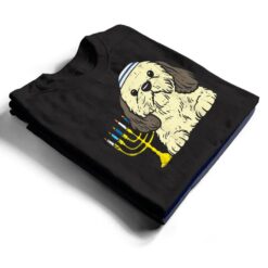 Jewish Shih Tzu Dog Menorah Hanukkah Pajamas Chanukah PJs T Shirt - Dream Art Europa