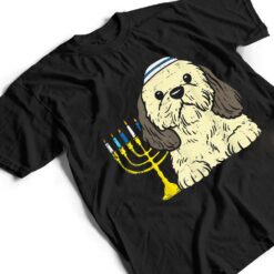 Jewish Shih Tzu Dog Menorah Hanukkah Pajamas Chanukah PJs T Shirt - Dream Art Europa