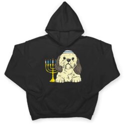 Jewish Shih Tzu Dog Menorah Hanukkah Pajamas Chanukah PJs T Shirt - Dream Art Europa