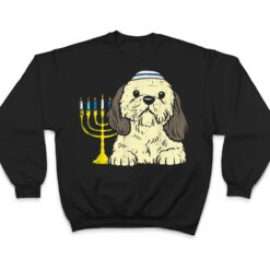 Jewish Shih Tzu Dog Menorah Hanukkah Pajamas Chanukah PJs T Shirt - Dream Art Europa