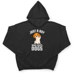 Just A Boy Who Loves Dogs T Shirt - Dream Art Europa