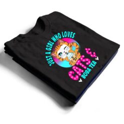 Just A Girl Who Loves Boba Ea Cat Bubble Ea T Shirt - Dream Art Europa