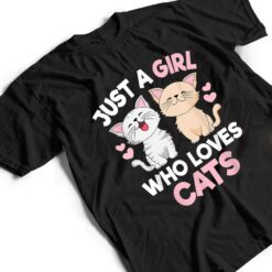 Just A Girl Who Loves Cats Cute Cat Lover T Shirt - Dream Art Europa