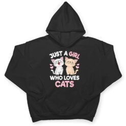 Just A Girl Who Loves Cats Cute Cat Lover T Shirt - Dream Art Europa