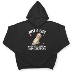 Just A Girl Who Loves Coffee And Cockapoos - Dog Cockapoo T Shirt - Dream Art Europa