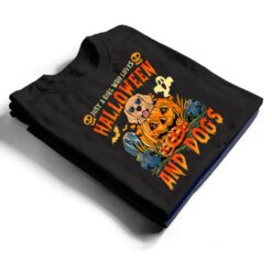 Just A Girl Who Loves Halloween And Dogs T Shirt - Dream Art Europa