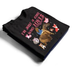 Just A Girl Who Loves Horse Dogs Cats Fox Wolves Lizard T Shirt - Dream Art Europa