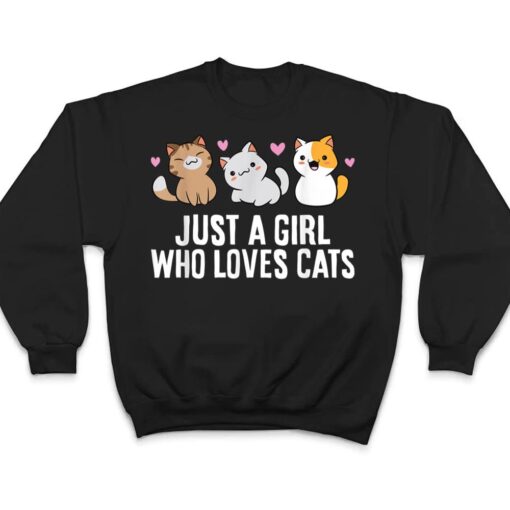 Just a Girl Who Loves Cats T Shirt