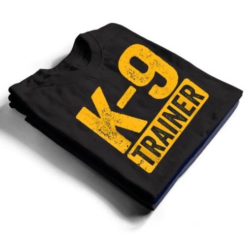 K9 Trainer Police Dog Handler Training T Shirt