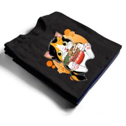 Kawaii Anime Cat Japanese Ramen Noodles Gift T Shirt - Dream Art Europa