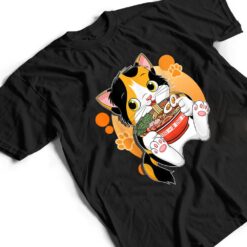 Kawaii Anime Cat Japanese Ramen Noodles Gift T Shirt - Dream Art Europa